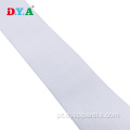 Fita elástica de tecido branco de venda quente 45mm
